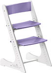 Конек Горбунек Детский растущий стул (бело-сиреневый)