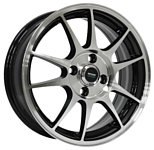 Megami MGM-5 6x15/4x98 D58.6 ET35 BKF