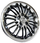 Sakura Wheels R820 6.5x15/4x100 D73.1 ET35 Серый с полировкой