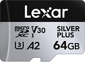 Lexar Professional SILVER PLUS microSDXC LMSSIPL064G-BNANG 64GB