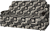 Асмана Виктория 140 с декором (рогожка кубики коричневые)