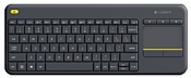 Logitech Wireless Touch Keyboard K400 Plus black USB
