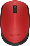 Logitech M170 Wireless red