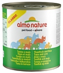 Almo Nature (0.28 кг) 12 шт. Classic Adult Cat Tuna with Corn