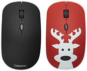 Canyon CND-CMSW401DR Новогодний олень Red USB