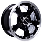 TGRACING LZ566 7x16/5x139.7 D110.5 ET35 BLK Pol