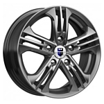 K&K Trinity 6x15/5x114.3 D67.1 ET45 дарк платинум