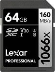 Lexar Professional 1066x SDXC LSD1066064G-BNNNG 64GB