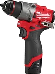 Milwaukee M12 FUEL M12FDD2-202X 4933479873 (с 2-мя АКБ 2 Ач, кейс)