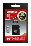 OltraMax microSDXC Class 10 UHS-1 45MB/s 64GB + SD adapter