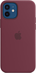 Apple MagSafe Silicone Case для iPhone 12/12 Pro (сливовый)
