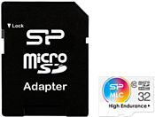 Silicon Power High Endurance microSDXC SP032GBSTHIU3V10SP 32GB (с адаптером)