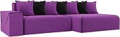 Лига диванов Кельн 105083 (правый, фиолетовый/черный)