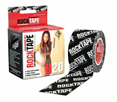 RockTape H2O 5 см x 5 м (черный логотип)