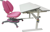 Растущая мебель Picasso E 201 + стул Smart DUO MC 204 (розовый)