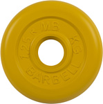 MB Barbell Стандарт 26 мм (1x1.25 кг, желтый)