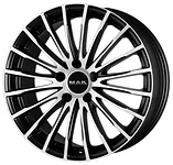 Mak Starlight 7.5x17/5x112 D66.6 ET45 Ice Black