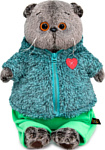 BUDI BASA Collection Басик в теплом костюме с сердечком Ks22-191 (22 см)