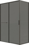 Grossman Style 100x90x195 120.K33.05.1190.21.10 (черный матовый/тонированное стекло)