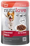 nutrilove Dogs - Steamed fillets with juicy beef
