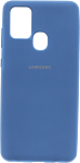 EXPERTS Original Tpu для Samsung Galaxy A21s с LOGO (фиалковый)