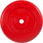 MB Barbell Стандарт 26 мм (1x25 кг, красный)