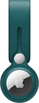 Apple кожаный с подвеской для AirTag (зеленый лес) MM013