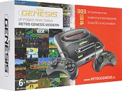 Retro Genesis Modern (2 геймпада, 303 игры)