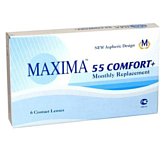 Maxima 55 Comfort+ (от -1,0 до -6,0) 8.6mm Maxima 55 Comfort+ (от -1,0 до -6,0) 8.6mm