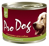 Pro Dog Для собак ягненок с морковью консервы (0.2 кг) 1 шт.