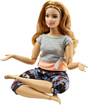 Barbie Made To Move Doll - Curvy with Auburn Hair FTG84