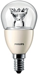Philips LEDluster P48 CL D 6W 2700K E14