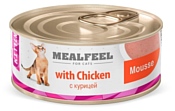 MEALFEEL (0.085 кг) 1 шт. Мусс с курицей для котят консервы