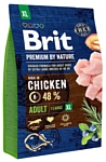 Brit (3 кг) Premium by Nature Adult XL