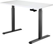 ErgoSmart Manual Desk 1360x800x36 мм (альпийский белый/черный)