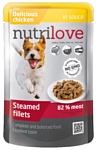 nutrilove Dogs - Steamed fillets with delicious chicken