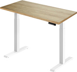 ErgoSmart Electric Desk Compact 1360x800x36 мм (дуб натуральный/белый)