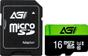 AGI TF138 microSDHC AGI016GU1TF138 16GB (с адаптером)
