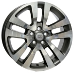 WSP Italy W2355 9x19/5x120 D72.6 ET53 Anthracite Polished