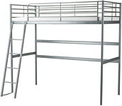 Ikea Свэрта 208x97 (кровать-чердак, серебристый) (202.479.82)
