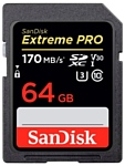 SanDisk Extreme Pro SDXC UHS Class 3 V30 170MB/s 64GB