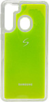EXPERTS Neon Sand Tpu для Samsung Galaxy A11/M11 с LOGO (зеленый)