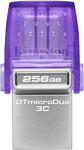 Kingston DataTraveler MicroDuo 3C USB 3.2 Gen 1 256GB