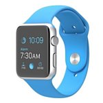 Apple Watch Sport 42mm Silver with Blue Sport Band (MLC52)