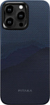 Pitaka MagEZ Case 4 для iPhone 15 Pro (over the horizon, синий)