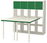 Ikea Каллакс (белый/зеленый) (191.230.58)