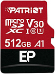 Patriot microSDXC EP Series PEF512GEP31MCX 512GB (с адаптером)