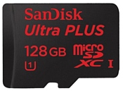 SanDisk Ultra PLUS microSDXC Class 10 UHS Class 1 80MB/s 128GB + SD adapter