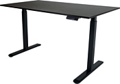 ErgoSmart Electric Desk (дуб мореный/черный)