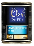 CLAN (0.34 кг) 6 шт. De File Ягненок для собак